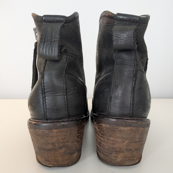 John Fluevog Black Ankle Boots - Picture 7 of 9